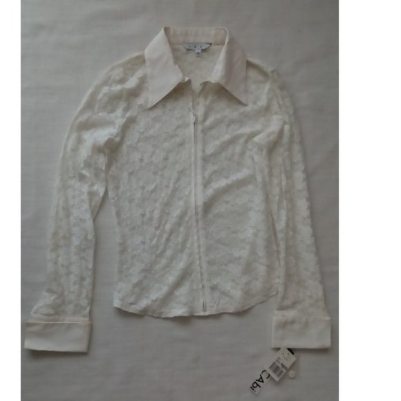 Cabi Dress Shirt Lace - Picture 5 of 6
